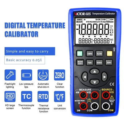 Calibrador RTD Termócopo Multifunção Calibrador de processo Calibrador de temperatura Tc e calibrador RTD