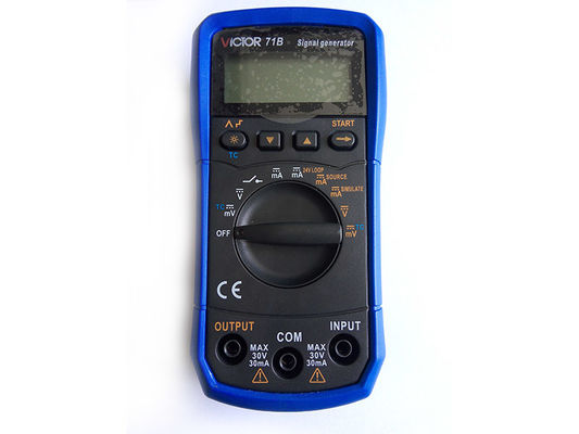 Calibrador portátil do processo do sinal do calibrador da temperatura da RTD do VENCEDOR 71B