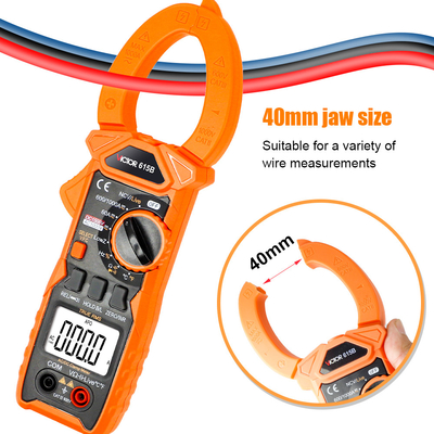 VICTOR 615B DC 1500V 1000A True RMS AC DC Digital Clamp Multimeter com contador de clamp de energia solar NCV ao vivo