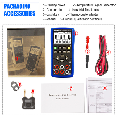 VICTOR 01S Gerador de sinal de temperatura Temperatura Calibrador de processo de fonte multimetro