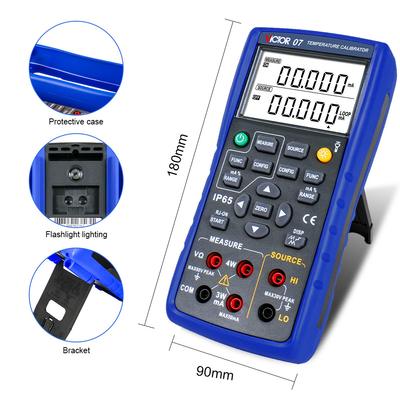 VICTOR 07 Calibrador de temperatura Calibrador de processo multifunção Calibrador de termopares
