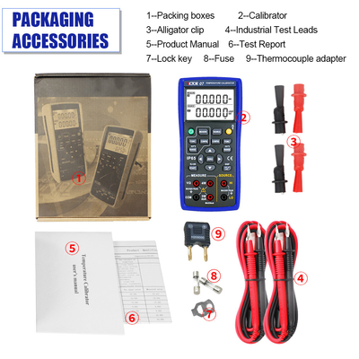 VICTOR 07 Calibrador de temperatura Calibrador de processo multifunção Calibrador de termopares