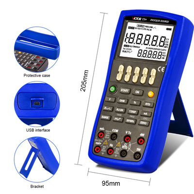 VICTOR 11+ Process Signal Source calibrador de mão calibrador de processo multimetro calibrador digital
