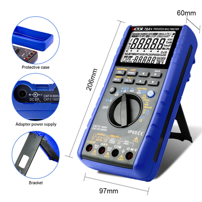 VICTOR 79A+ Profissional Calibrador de Processos Multifuntcionais Multiméter de Processos Digital