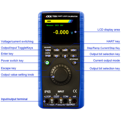 Equipamento HART Communication Loop Calibrator da calibração do par termoelétrico IP65